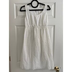 Maternity Small - Old Navy White Eyelet Dress
